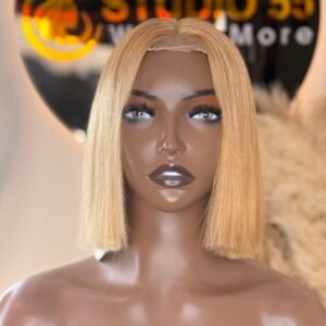 2x6 Bob Wig 12inches-  Color 27#  100% Human Hair